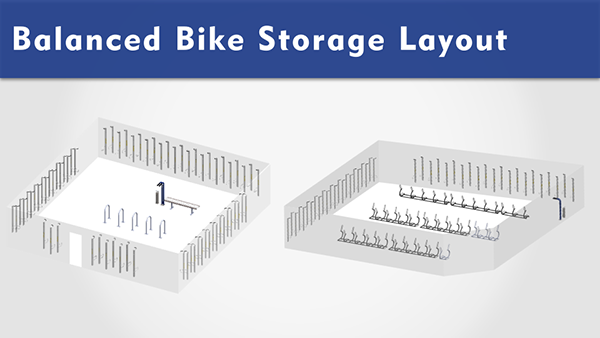 Balanced Bike Storage Layout
