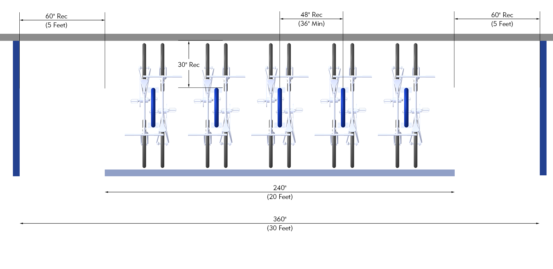 Standard Bike Parking Dimensions