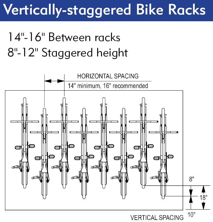 Create Vertical Bike Storage with these Vertical Bike Parking Systems