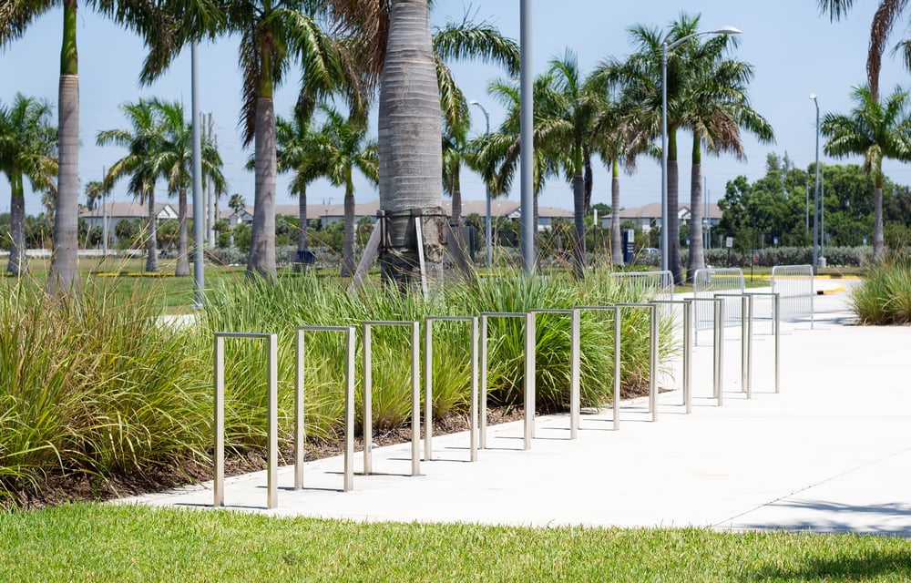 Madrax Metro Electro Polished Stainless Steel Bike Rack