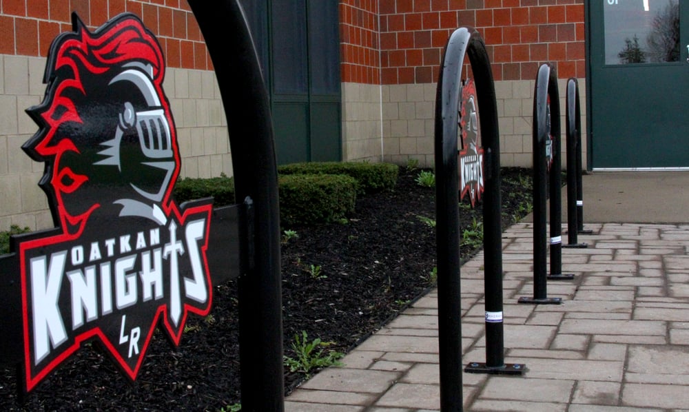 Oaktron-Knights-Custom-Bike-Rack-Featured-Image