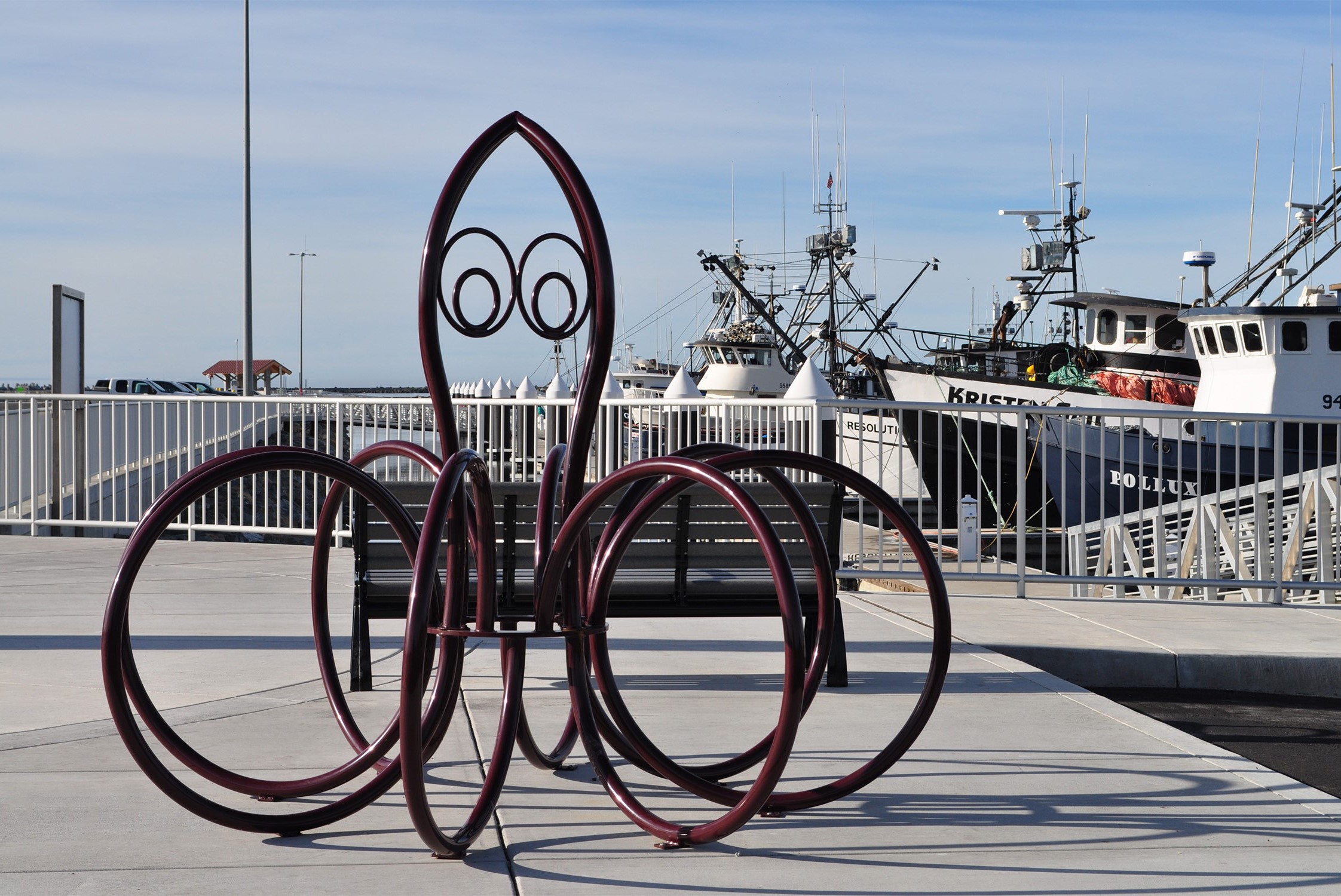 Octopus store bike rack