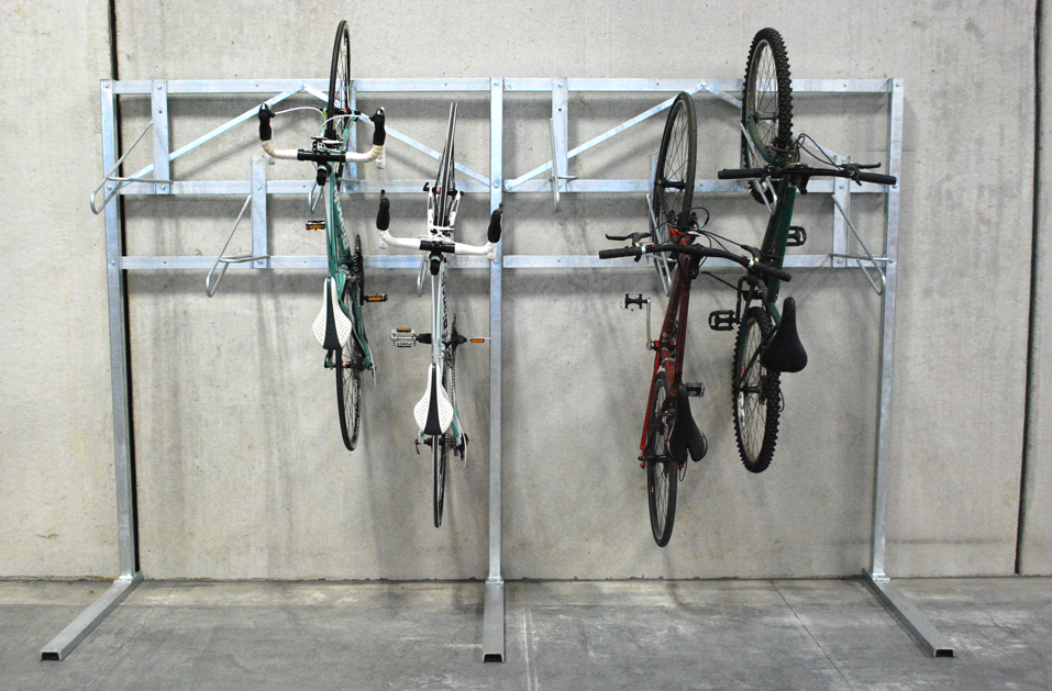 Installing Bike Hooks for Vertical Storage 