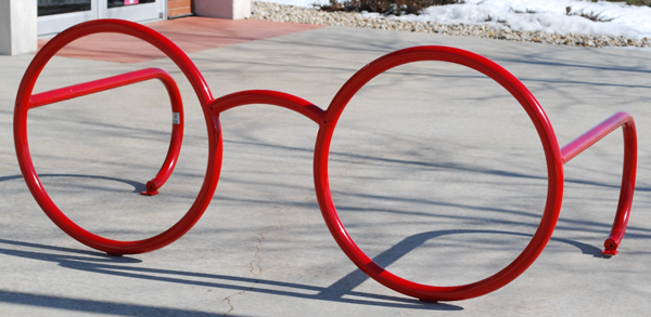 Glasses Bike Rack