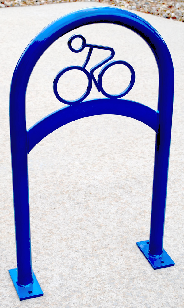 Cyclist Bike Rack