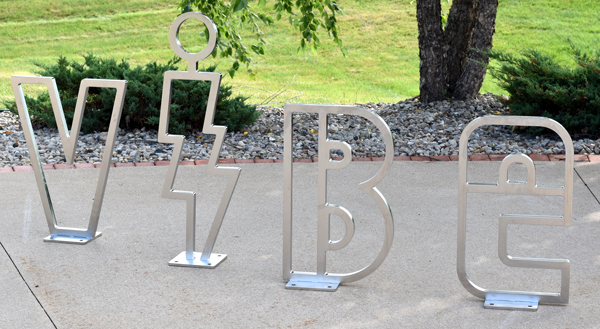 Letters Bike Rack